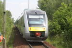 VT 702 und VT 648 298/798 im Bahnhof Burgstdt am 4.6.22