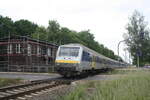 mitteldeutsche-regiobahn-mrb/810939/223-152-verlaesst-den-bahnhof-narsdorf 223 152 verlässt den Bahnhof Narsdorf in Richtung Chemnitz Hbf am 4.6.22