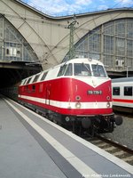 MTEG/506431/118-770-7-mit-dem-sonderzug-im 118 770-7 mit dem Sonderzug im Leipziger Hauptbahnhof am 2.7.16