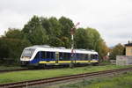 nordwestbahn-nwb/720834/648-191691-verlaesst-als-rb77-mit 648 191/691 verlsst als RB77 mit ziel Hildesheim Hbf den Bahnhof Rinteln am 14.10.20
