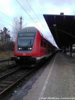 OE RE2 der ODEG (DB REGIO im Auftrag der ODEG) mit Ziel Cottbus im Bahnhof Bad Kleinen am 13.4.13