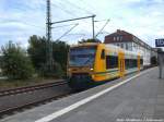 ostdeutsche-eisenbahngesellschaft-odeg/369330/odeg-vt-65092-beim-verlassen-des ODEG VT 650.92 beim verlassen des Bahnhofs Schwerin Hbf in Richtung Rehna am 13.7.14