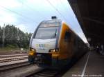 ODEG ET 445.104 als RE2 mit ziel Wismar im Bahnhof Bad Kleinen am 13.7.14