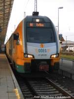 ODEG ET 445.104 Bahnhof Wismar am 8.11.15