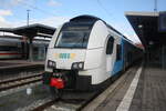 4746 803/303 als Rangierfahrt im Bahnhof Stralsund Hbf am 2.8.21