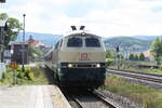 power-rail-gmbh/798234/218-472-bei-der-einfahrt-in 218 472 bei der Einfahrt in den Bahnhof Wernigerode Hbf am 2.6.22