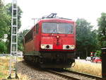 RAILPOOL/619409/155-061-5-von-railpool-mit-einem 155 061-5 von Railpool mit einem Schotterzug in Delitzsch am 12.7.18