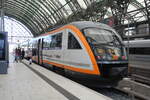 642 324/824 von Trilex im Bahnhof Dresden Hbf am 6.6.22