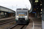 Vogtlandbahn/862570/vt-155-der-vogtlandbahn-verlaesst-als VT 155 der Vogtlandbahn verlsst als RB1 mit ziel Zwickau Zentrum den Bahnhof Zwickau(Sachs) Hbf am 9.4.24