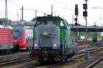Vossloh Lokomotives/397578/vossloh-650-108-steht-am-23 Vossloh 650 108 steht am 23 September 2014 in Cottbus.