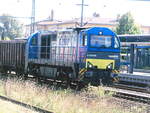 Vossloh Lokomotives/578575/mak-g2000-mit-einen-gueterzug-im MaK G2000 mit einen Gterzug im Bahnhof Delitzsch unterer Bahnhof am 28.8.17
