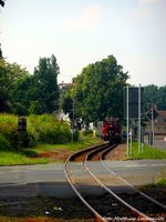 doellnitzbahn-wilder-robert/501865/199-031-der-dllnitzbahn-wilder-robert 199 031 der Dllnitzbahn 'Wilder Robert' unterwegs von Oschatz nach Mgeln am 4.6.16