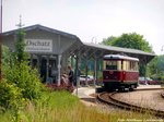 doellnitzbahn-wilder-robert/501330/vt-137-322-der-zittauer-schmalspurbahn VT 137 322 der Zittauer Schmalspurbahn zu Gast bei der Dllnitzbahn // Hier steht der Triebwagen im Bahnhof Oschatz am 4.6.16