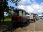 doellnitzbahn-wilder-robert/501336/vt-137-322-der-zittauer-schmalspurbahn VT 137 322 der Zittauer Schmalspurbahn zu Gast bei der Dllnitzbahn // Hier ist der Triebwagen unterwegs nach Oschatz Sdbahnhof am 4.6.16