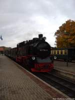 rugensche-baderbahn-qrasender-rolandq-rubb/301042/ruebb-99-1784-bei-der-einfahrt RBB 99 1784 bei der Einfahrt in Putbus am 17.10.13