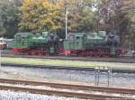 rugensche-baderbahn-qrasender-rolandq-rubb/301047/blick-auf-die-abgestellte-ruebb-mh Blick auf Die Abgestellte RBB Mh 52 & Mh 53 in Putbus am 17.10.13