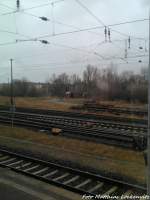 Schrottloks Kf im Bahnhof Wismar am 13.4.13