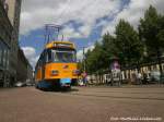LVB Wagen 2110 als Linie 4 mit ziel Sttteritz / Holzhuser Str. am 24.5.15