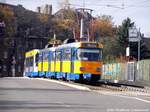 leipziger-verkehrs-betrieb-lvb/528550/wagen-2114-der-lvb-als-linie Wagen 2114 der LVB als Linie 1 mit ziel Mockau am 1.11.16