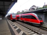 425 117 / 617 und 643 004 / 504 im Bahnhof Neustadt (Weinstrae) Hbf am 2.6.16