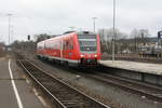 BR 612/733701/612-168668-als-re31-mit-ziel 612 168/668 als RE31 mit ziel Hof Hbf bei der Einfahrt in den Bahnhof Marktredwitz am 23.3.21