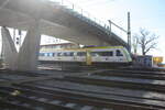 BR 612/735264/612-xxx--xxx-auf-rangierfahrt 612 XXX / XXX auf Rangierfahrt im Bahnhof Lindau Insel (ehemals Lindau Hbf) am 24.3.21