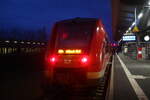 623 023/523 als RE4 mit Ziel Lbeck Hbf im Bahnhof Bad Kleinen am 4.1.22