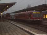 OLA VT 0010 mit ziel Btzow & BR 628 als S2 mit ziel Schwaanim Bahnhof Gstrow am 14.12.13
