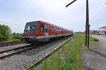 br-628---br-629/846122/bei-der-einfahrt-in-hueffenhardt-ist Bei der Einfahrt in Hüffenhardt ist der 628 611 zu sehen am 1.5.2024