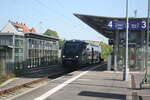 BR 641/758460/641-027-als-rb78-mit-ziel 641 027 als RB78 mit Ziel Mücheln (Geiseltal) See im Bahnhof Merseburg Hbf am 14.8.21