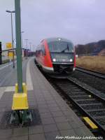 642 078/578 als RE8 mit Ziel Wismar im Bahnhof Bad Doberan am 13.4.13
