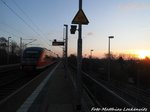BR 642/488653/642-xxx--xxx-verlaesst-den 642 XXX / XXX verlsst den Bahnhof Delitzsch ob Bf in Richtung Eilenburg am 4.3.16