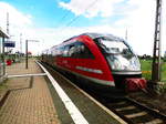 BR 642/570004/642-025--525-als-re55 642 025 / 525 als RE55 mit ziel Erfurt Hbf im Bahnhof Nordhausen am 2.8.17