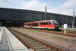 642 058/558 verlsst mit Ziel Olbernhau-Grnthal den Bahnhof Chemnitz Hbf am 4.6.22
