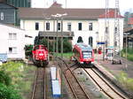 BR 648/570011/648-276776-und-265-019-im 648 276/776 und 265 019 im Bahnhof Nordhausen am 2.8.17