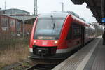648 335/835 steht als RE83 mit Ziel Kiel Hbf im Bahnhof Lneburg am 4.1.22