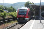 BR 648/798214/648-253753-verlaesst-mit-ziel-goettingen 648 253/753 verlsst mit ziel Gttingen den Bahnhof Bad Harzburg am 2.6.22