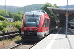 BR 648/798220/648-277777-verlaesst-mit-ziel-goettingen 648 277/777 verlsst mit ziel Gttingen den Bahnhof Bad Harzburg am 2.6.22