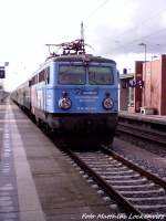 Einfahrt des Dampfsonderzugs in den Bahnhof Bergen auf Rgen / Zuglok Ist Die BB Lok 1042 520-8 am 27.10.12