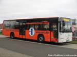 Bus der VVR abgestellt im Sassnitzer Busbahnhof am 28.12.15