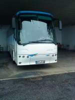 Nova Bus von Enztal-Reisen in der Busgarage am Hotel San Pietro in Limone sul Garda am 10.10.2013
