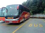 Walz/300221/setra-bus-des-busunternehmens-walz-auf Setra Bus des Busunternehmens Walz auf dem Parkplatz in Limone sul Garda am 10.10.2013