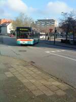 MAN Nahverkehrsbus des Unternehmens Zipper unterwegs in Bad Drkheim am 13.11.2013