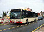 omnibusbetrieb-saalekreis-obs/514841/mb-bus-der-obs-an-der MB Bus der OBS an der Haltestelle S-Bahnhof Nietleben am 25.7.16