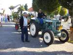 MAN Ackerdiesel Traktor aufm Putbusser Markt am 21.9.13