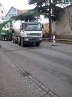 Betonmischer/322331/daf-cf-betonmischer-gesehen-in-der DAF CF Betonmischer gesehen in der Innenstadt von Bad Drkheim am 28.01.2014