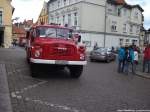 TATRA Feuerwehrfahrzeug der Berufsfeuerwehr Stralsund in der Stralsunder Altstadt am 13.8.13