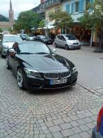 Youngtimer/295081/pkw-bmw-z-4-mit-hardtop PKW BMW Z 4 mit Hardtop in der Nhe des Obermarktes in Bad Drkheim am 18.09.2013