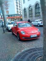 Youngtimer/316395/vw-beetle-gesehen-am-14012014-in VW Beetle gesehen am 14.01.2014 in Bad Drkheim, Nhe Post