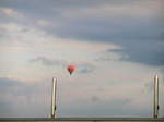 Heiluftballon ber Halle (Saale) am 8.7.17